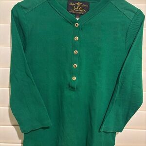 Ralph Lauren Black Label Kelly Green Shirt